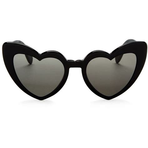 ysl heart sunglasses white